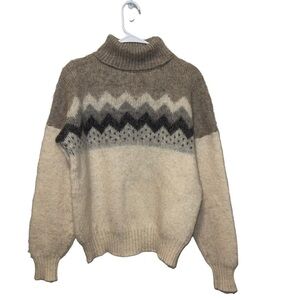 Hilda Ltd Women 100% Wool Sweater Size L